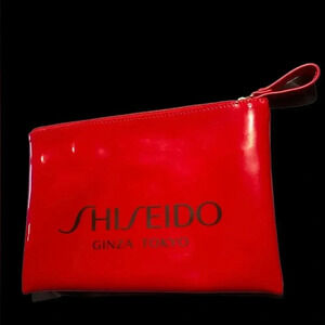 Shiseido  Ginza Tokyo Red make-up bag